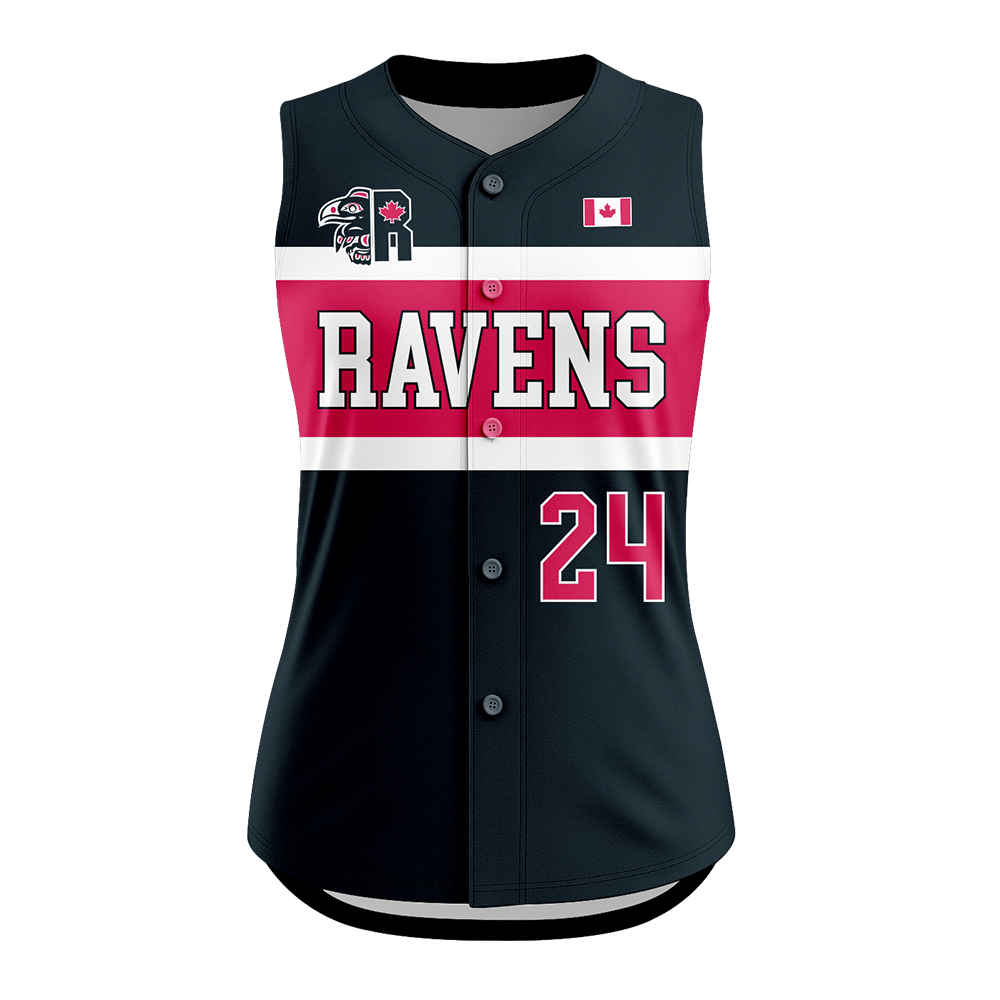 AMPD FULL BUTTON S/L SOFTBALL JERSEY