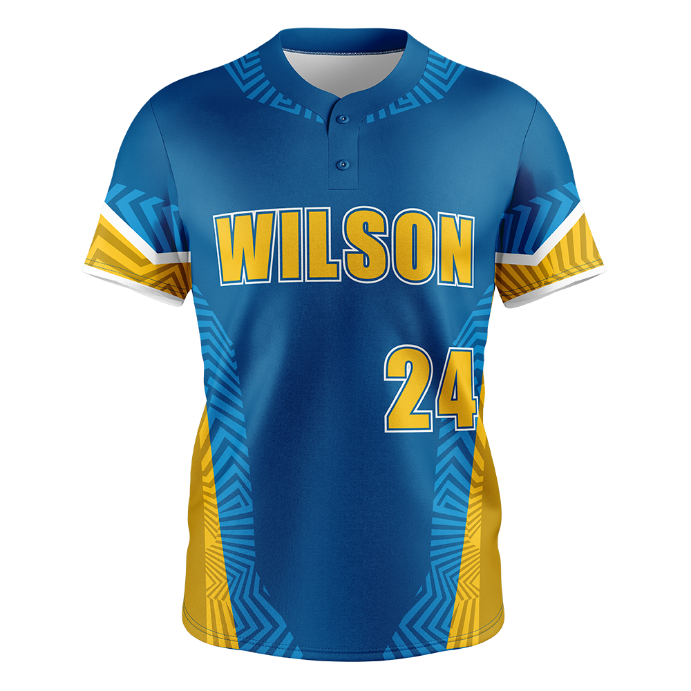 ROSTER TWO BUTTON S/S BASEBALL JERSEY